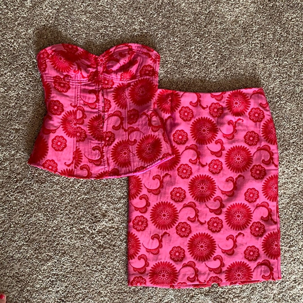 Trina Turk top & skirt set